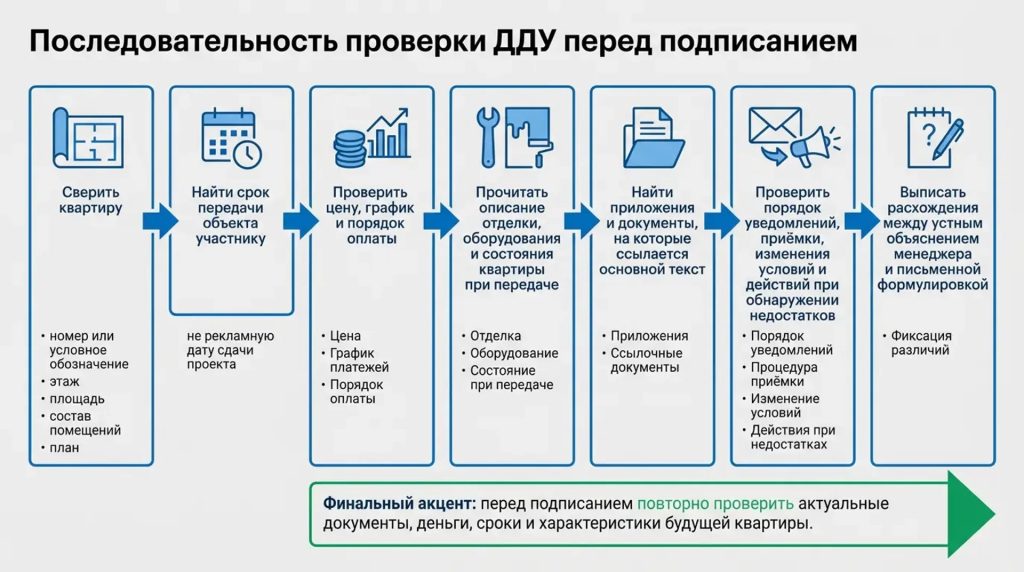 Последовательность проверки ДДУ перед списанием